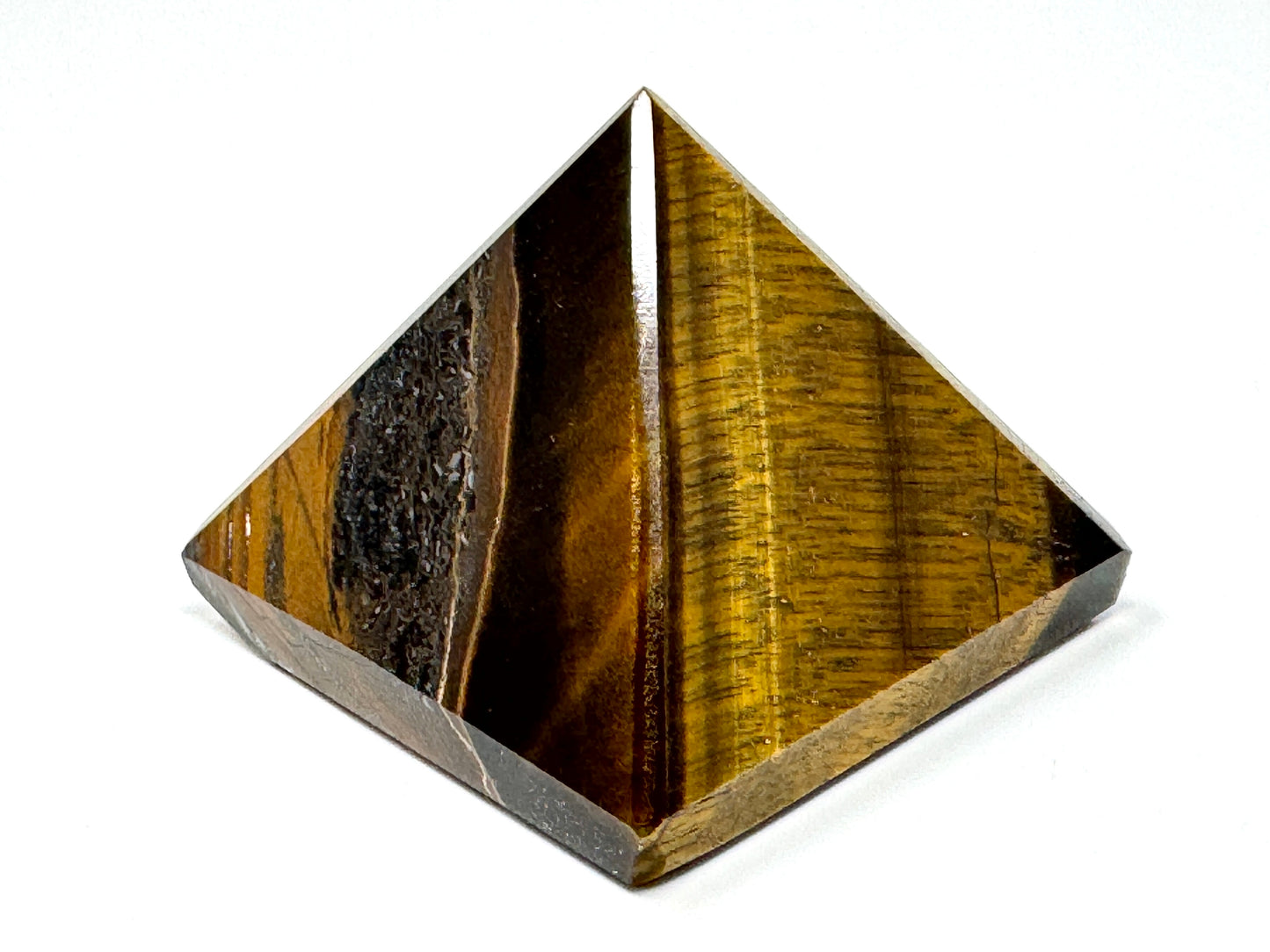 Tiger's Eye Crystal Pyramid 5.8cm