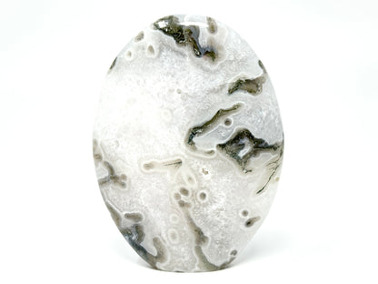 Druzy Moss Agate Crystal Freeform 10.5cm