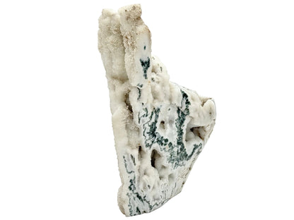 Large Druzy Moss Agate Crystal Freeform 29.4cm