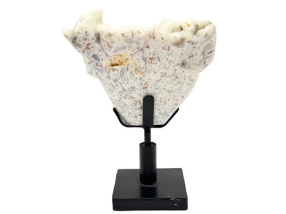 Large Mounted Druzy Moss Agate Freeform 35cm