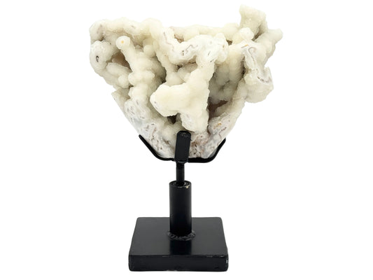 Large Mounted Druzy Moss Agate Freeform 26.5cm