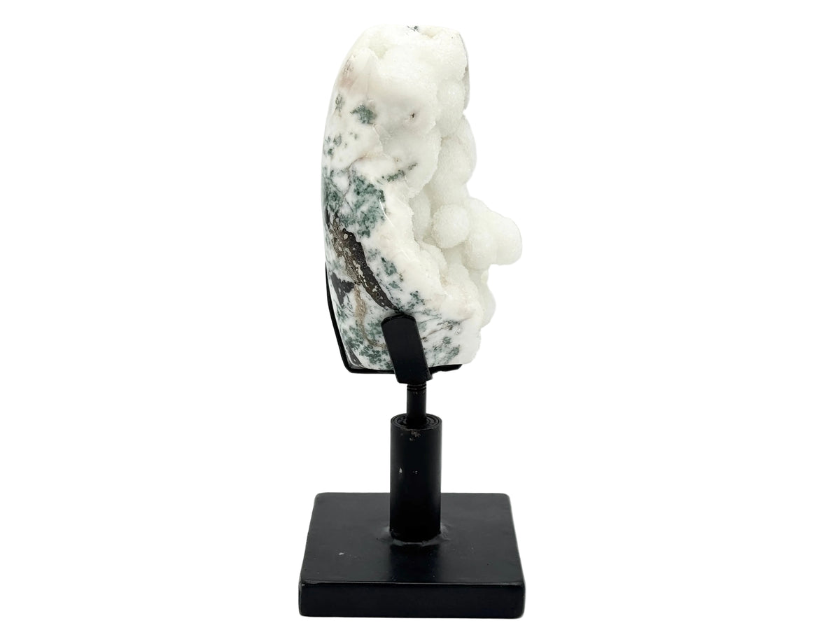 Large Mounted Druzy Moss Agate Freeform 19.8cm