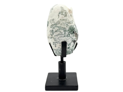 Large Mounted Druzy Moss Agate Freeform 19.8cm