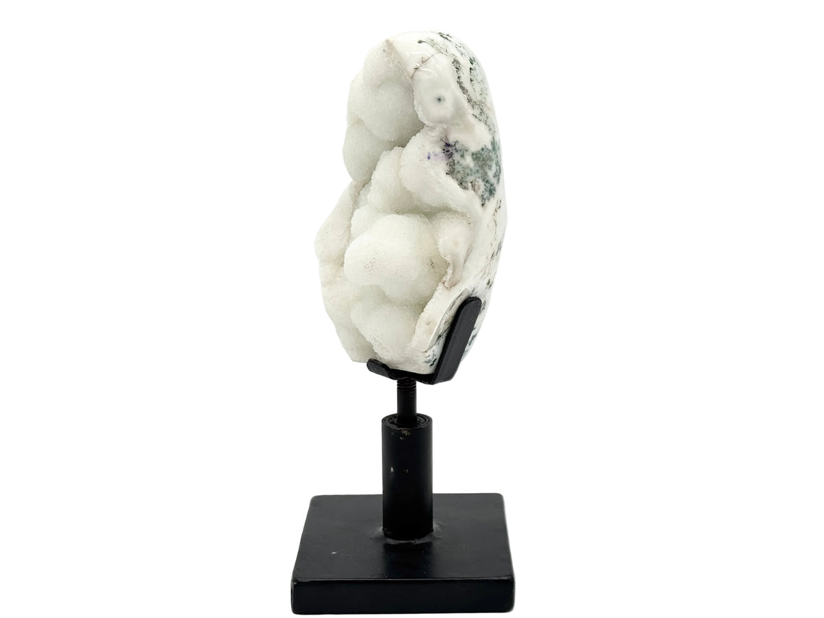 Large Mounted Druzy Moss Agate Freeform 19.8cm