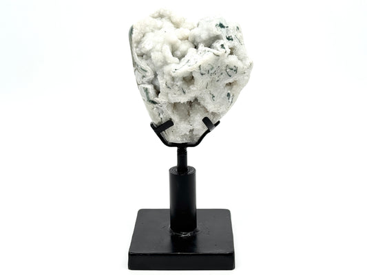 Large Mounted Druzy Moss Agate Freeform 29cm