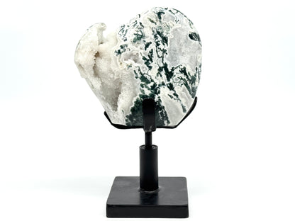 Large Mounted Druzy Moss Agate Freeform 33cm