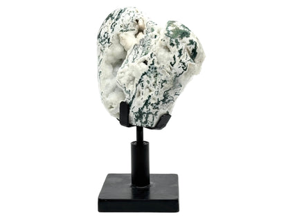 Large Mounted Druzy Moss Agate Freeform 33cm
