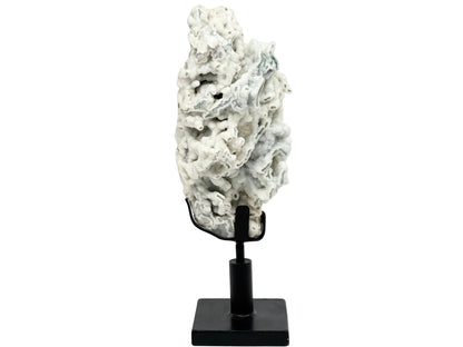 Large Mounted Druzy Moss Agate Freeform 45cm