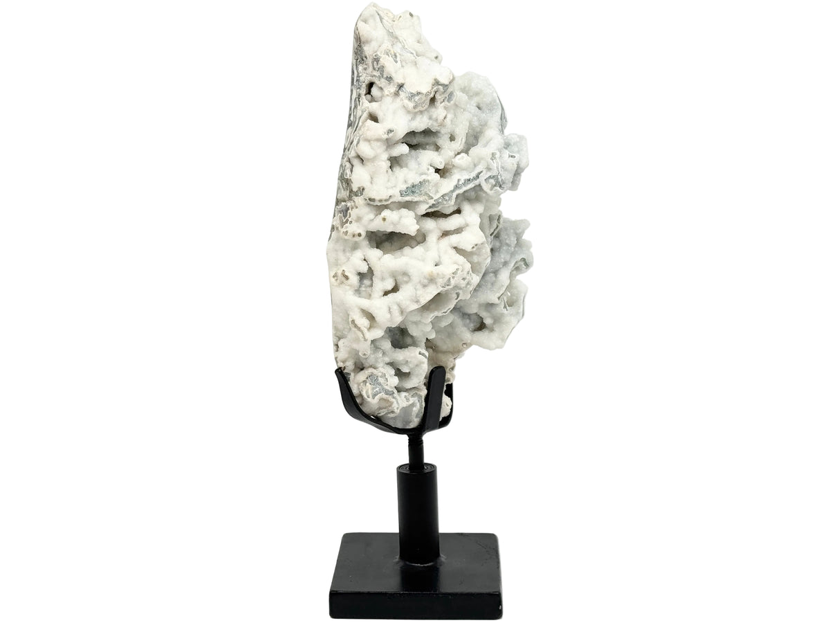 Large Mounted Druzy Moss Agate Freeform 45cm