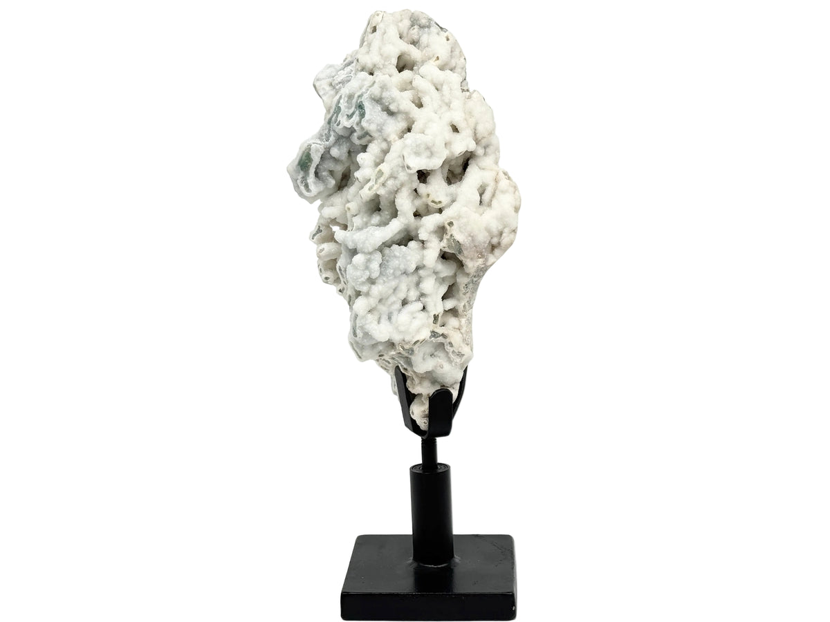 Large Mounted Druzy Moss Agate Freeform 45cm