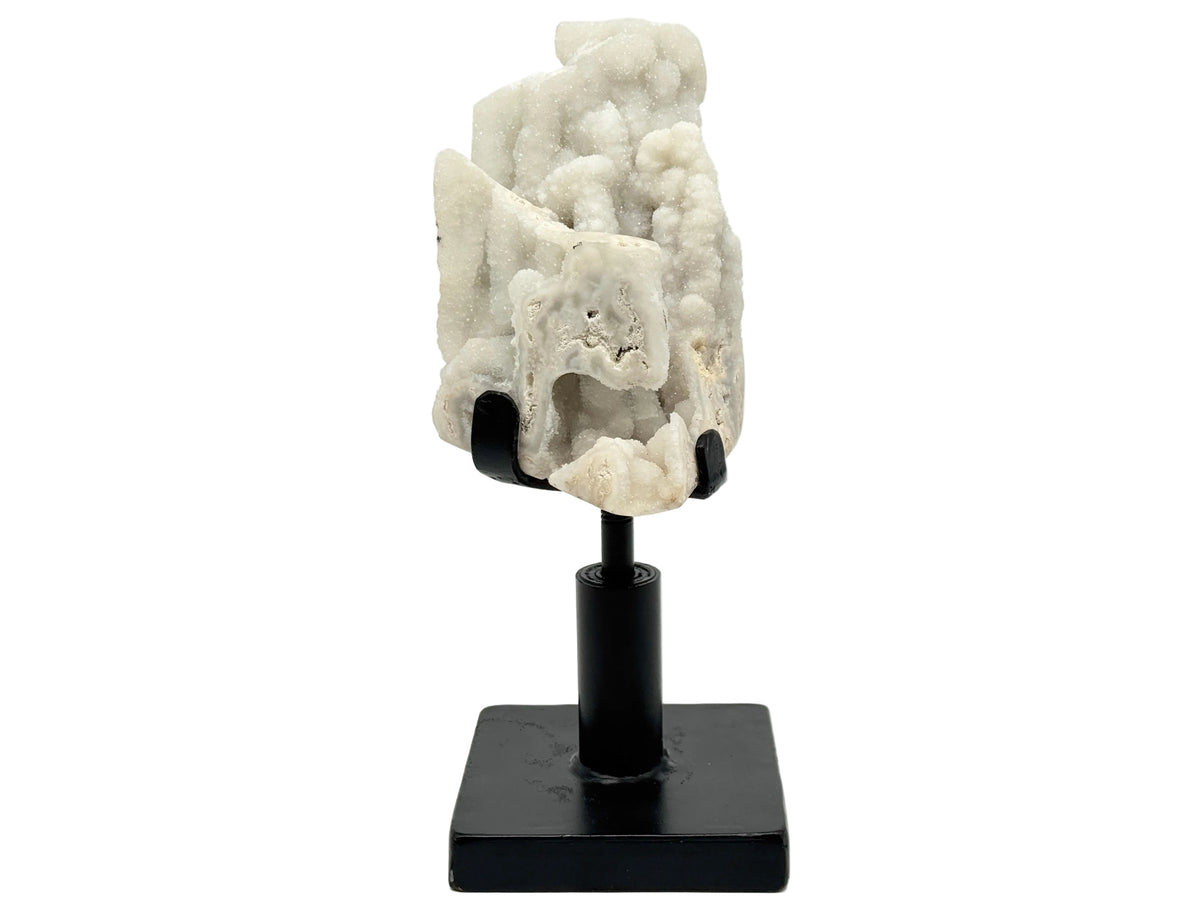 Large Mounted Druzy Moss Agate Freeform 29cm