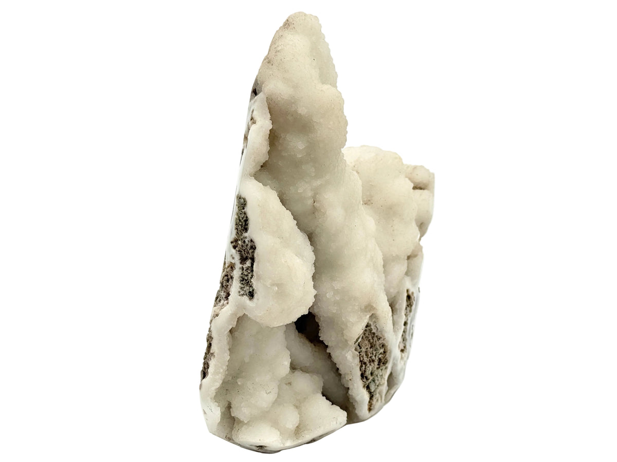 Large Druzy Moss Agate Crystal Freeform 23cm