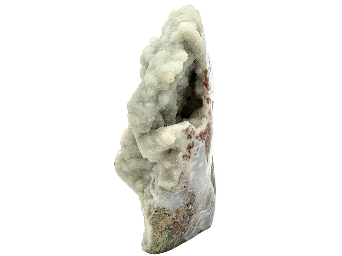 Large Druzy Moss Agate Crystal Freeform 26cm
