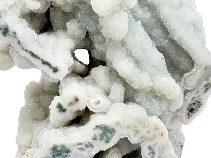 Large Druzy Moss Agate Crystal Freeform 26cm