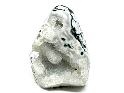 Druzy Moss Agate Crystal Freeform 7.7cm