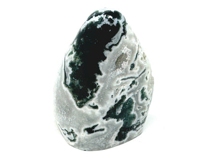 Druzy Moss Agate Crystal Freeform 7.7cm