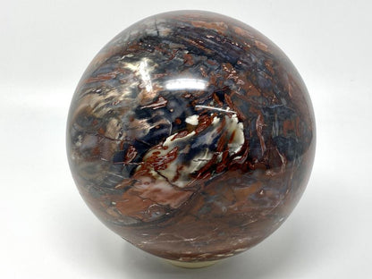 Very Large Fossil Wood Sphere 19.7cm