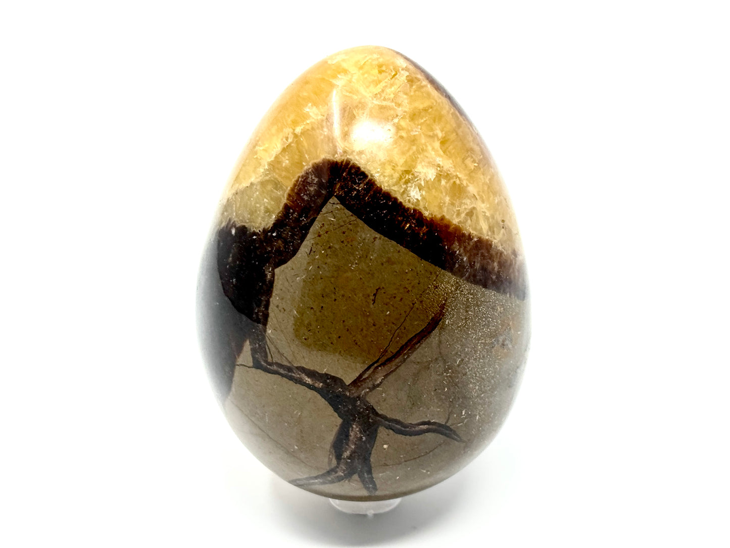 Yellow Septarian Egg Crystal 9.3cm