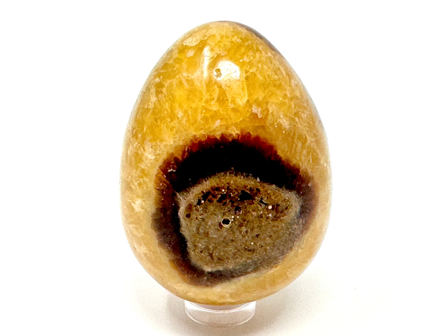 Yellow Septarian Egg Crystal 6cm
