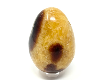 Yellow Septarian Crystal Egg 7.3cm