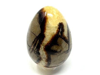 Yellow Septarian Crystal Egg 6.3cm