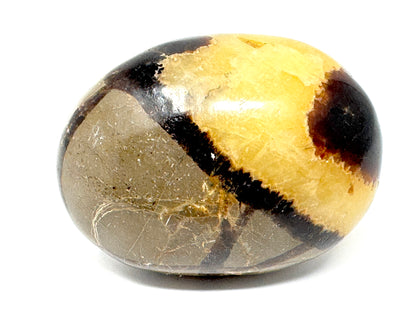 Yellow Septarian Crystal Pebble 5.6cm