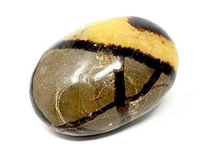 Yellow Septarian Crystal Pebble 5.6cm