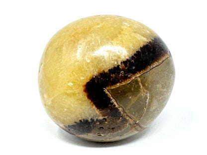 Yellow Septarian Crystal Pebble 5cm