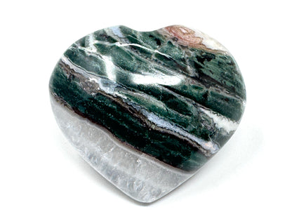 Zebra Jasper Crystal Heart 5.4cm