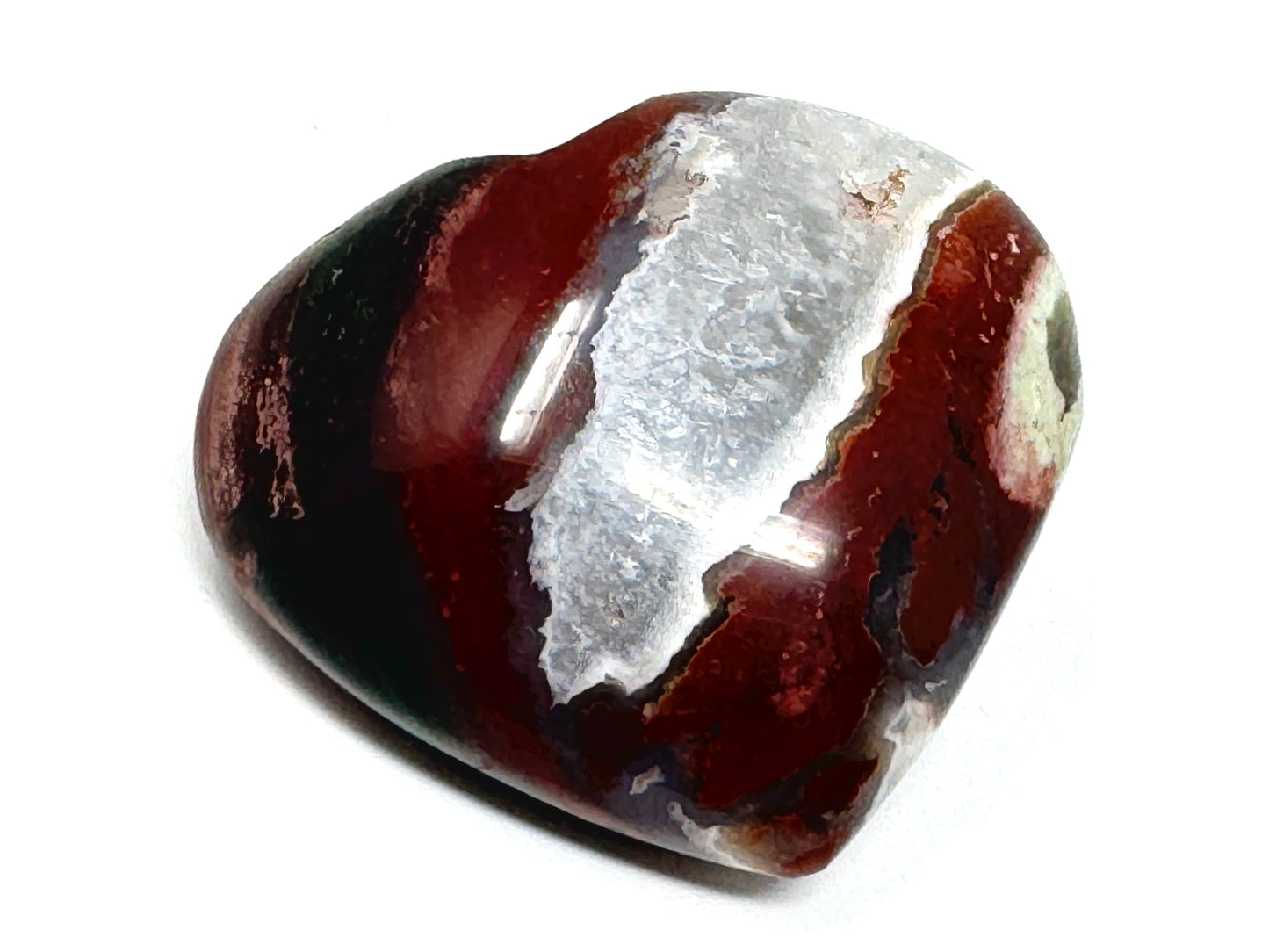 Zebra Jasper Crystal Heart 5.7cm