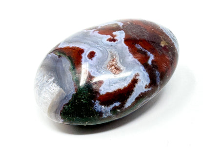 Zebra Jasper Crystal Pebble 6cm