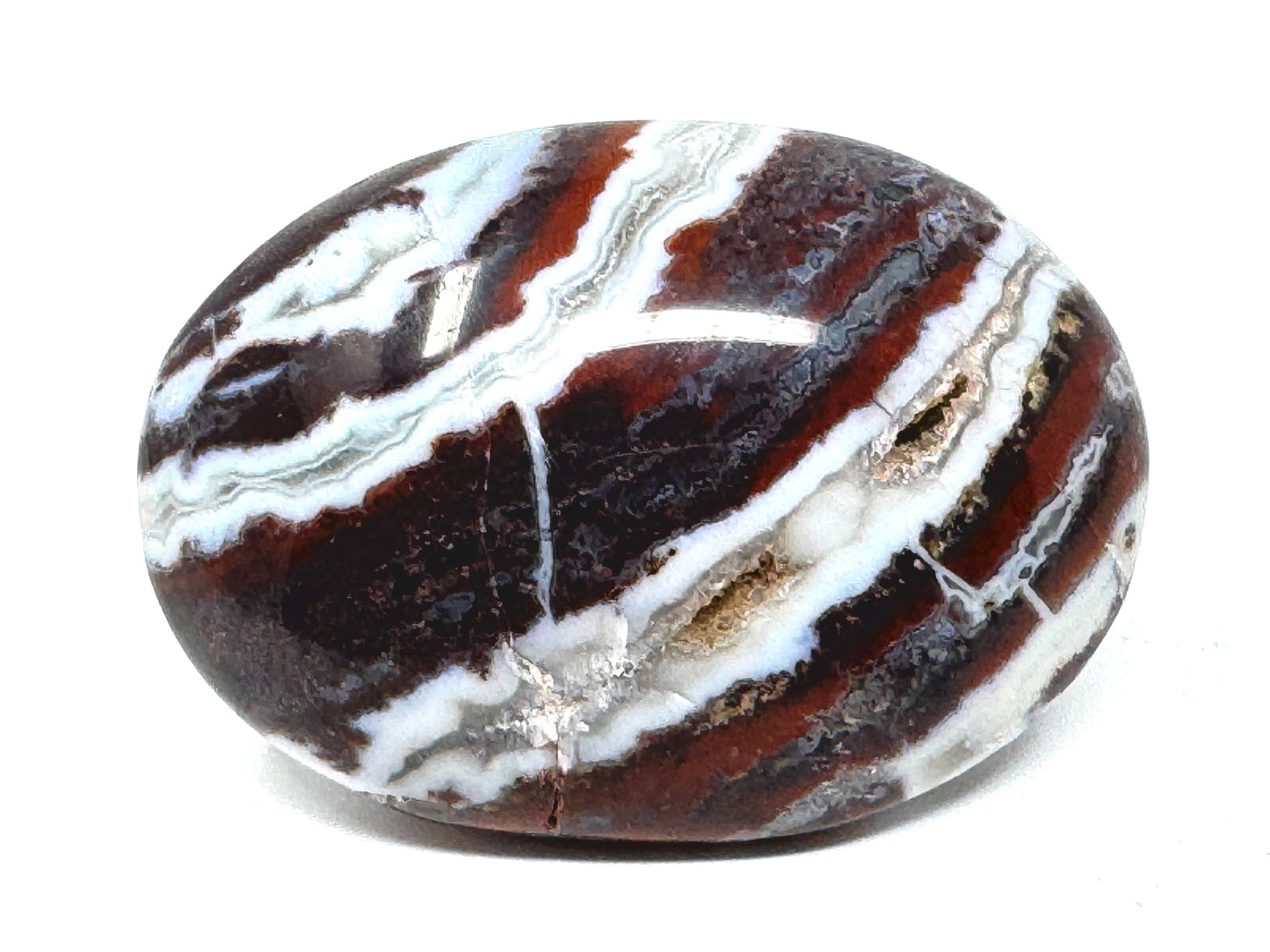 Zebra Jasper Crystal Pebble 5.9cm