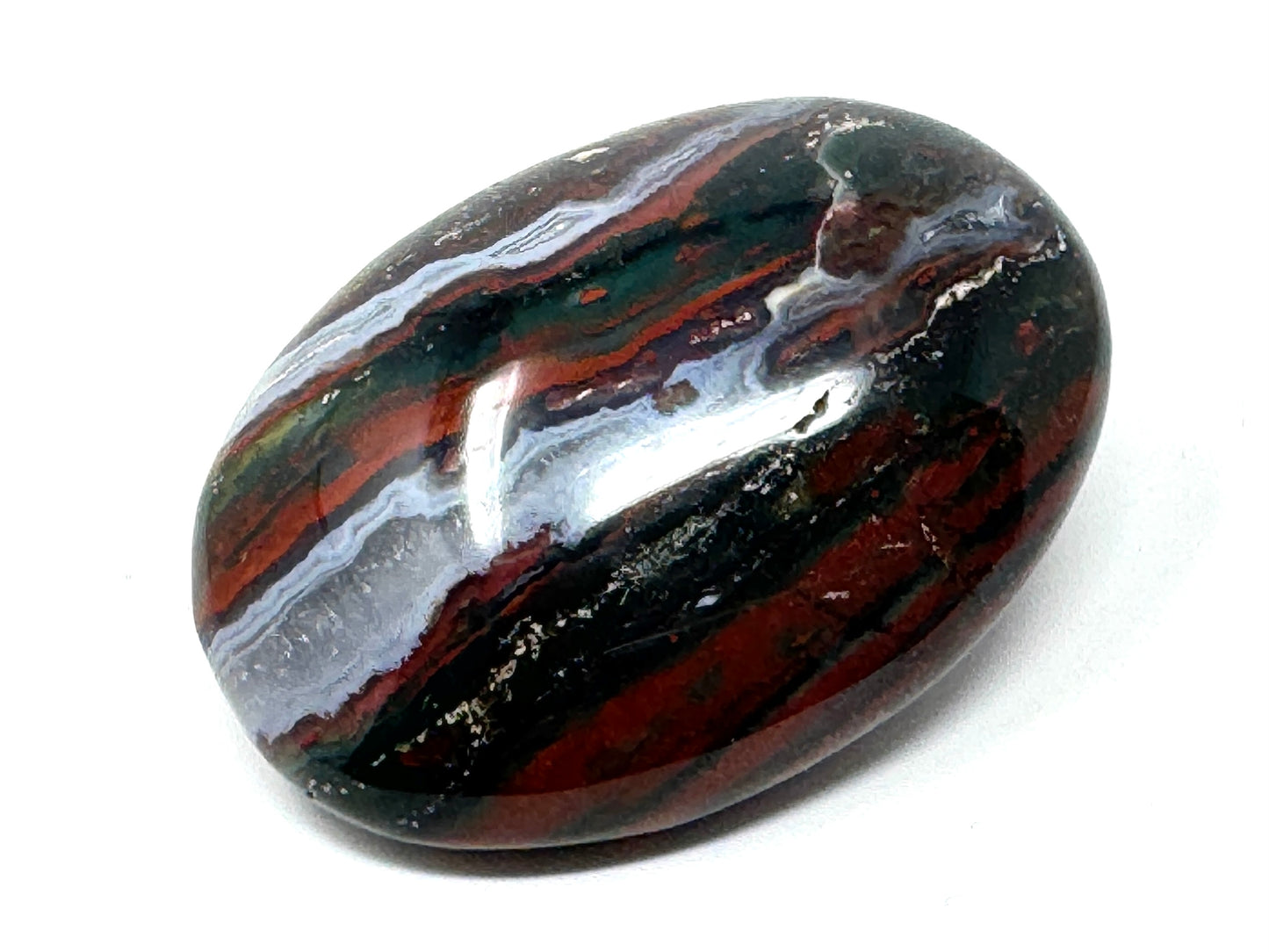 Zebra Jasper Crystal Pebble 6cm