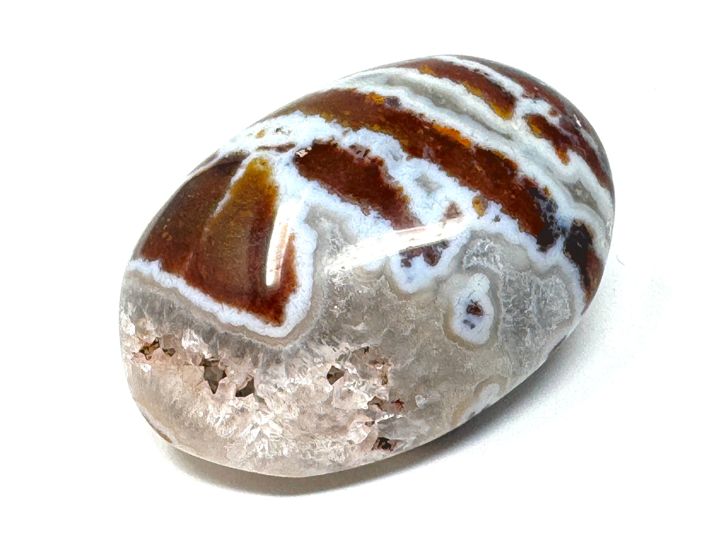 Zebra Jasper Crystal Pebble 5.6cm