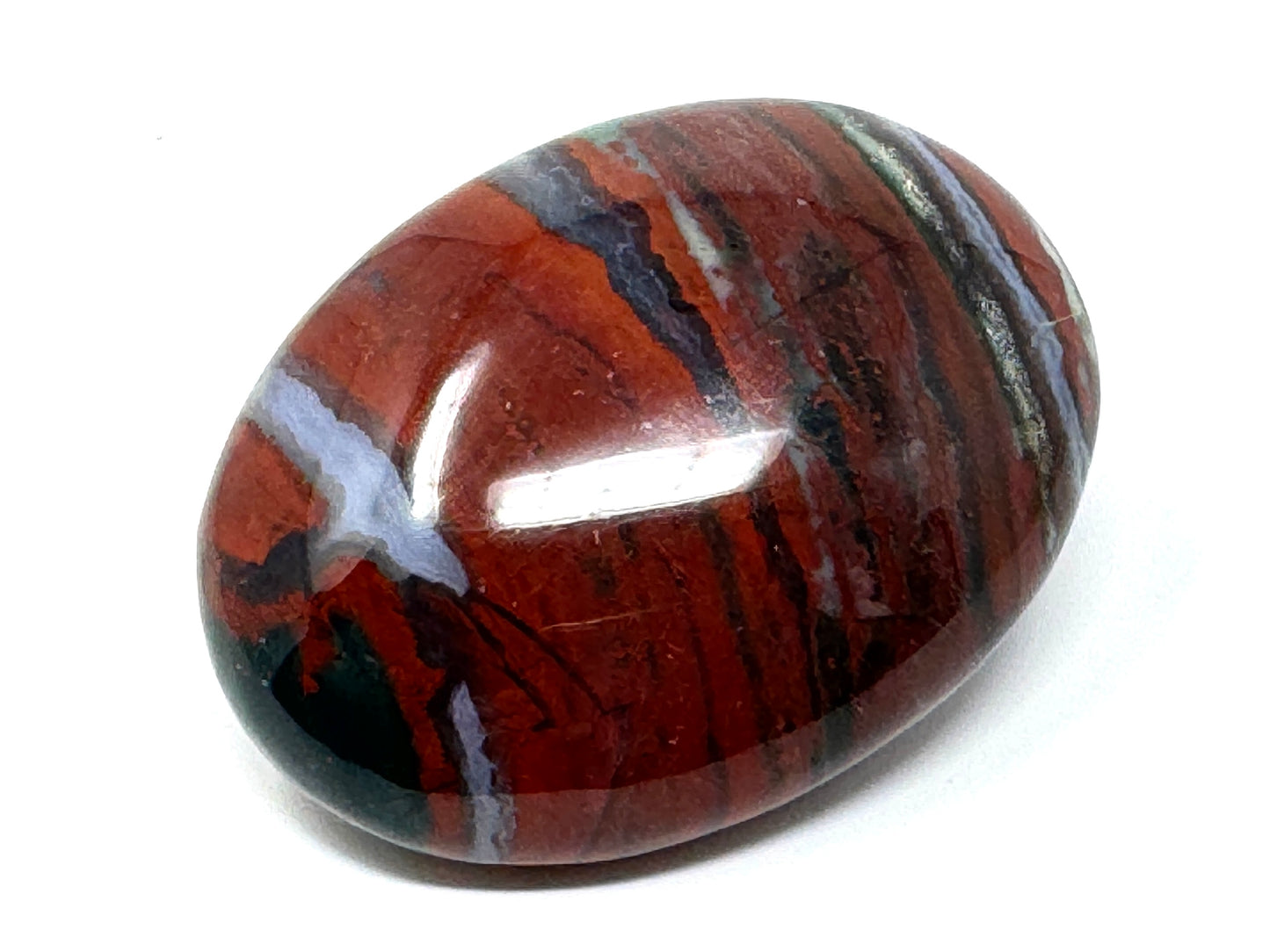 Zebra Jasper Crystal Pebble 5.7cm