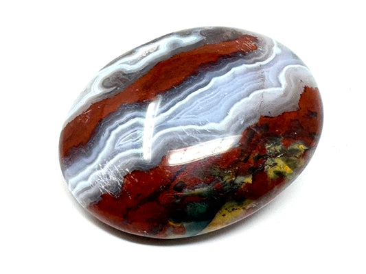Zebra Jasper Crystal Pebble 4.7cm