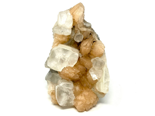 Natural Zeolite Crystal With Stilbite And Apophyllite 12cm