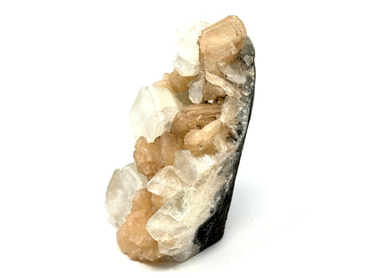 Natural Zeolite Crystal With Stilbite And Apophyllite 12cm