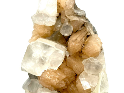 Natural Zeolite Crystal With Stilbite And Apophyllite 12cm