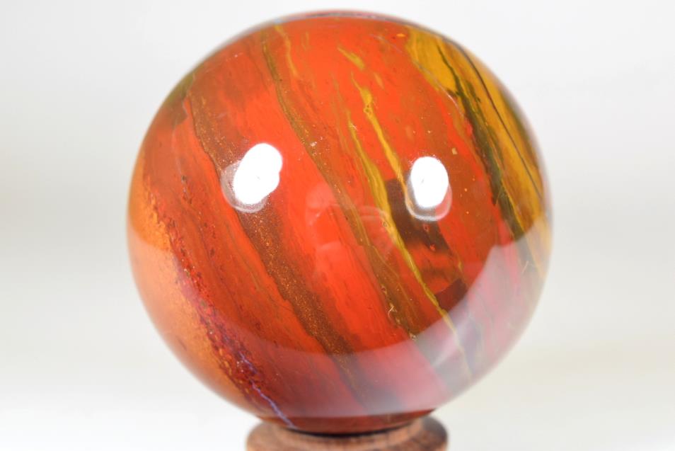 red jasper sphere