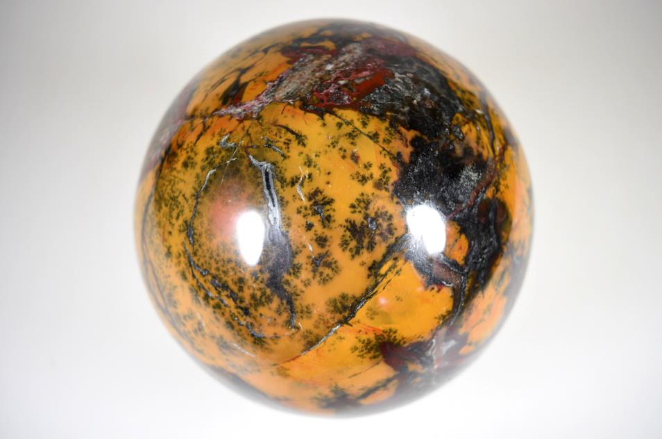 Dendritic Jasper Sphere Large 11cm | Image 1