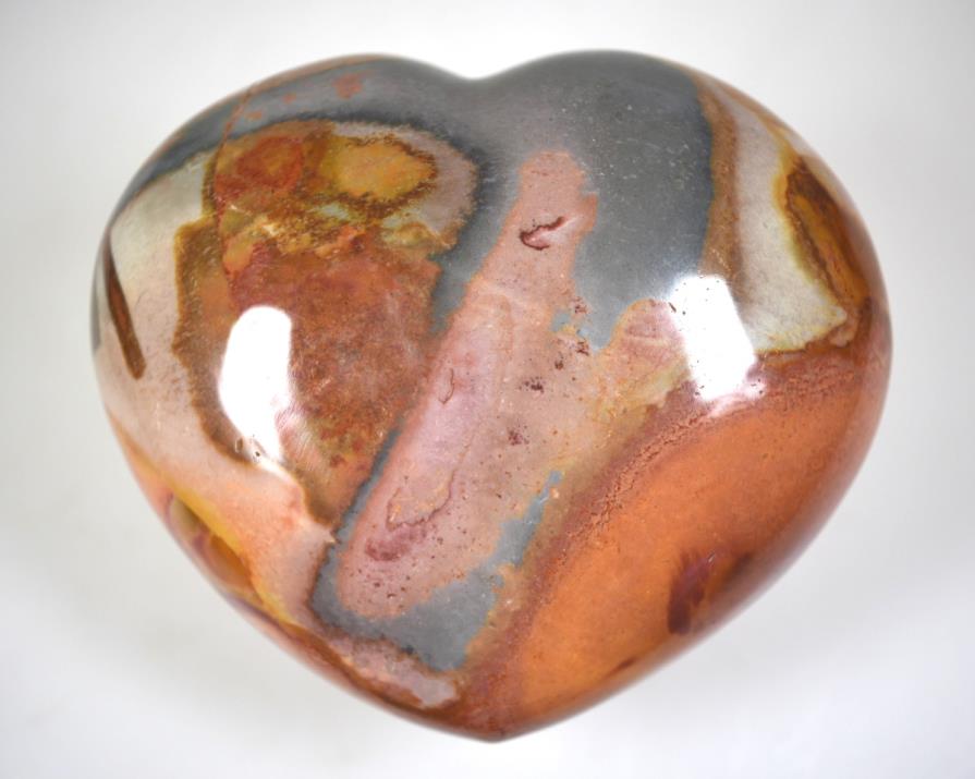 Polychrome Jasper Heart 9.5cm | Image 1