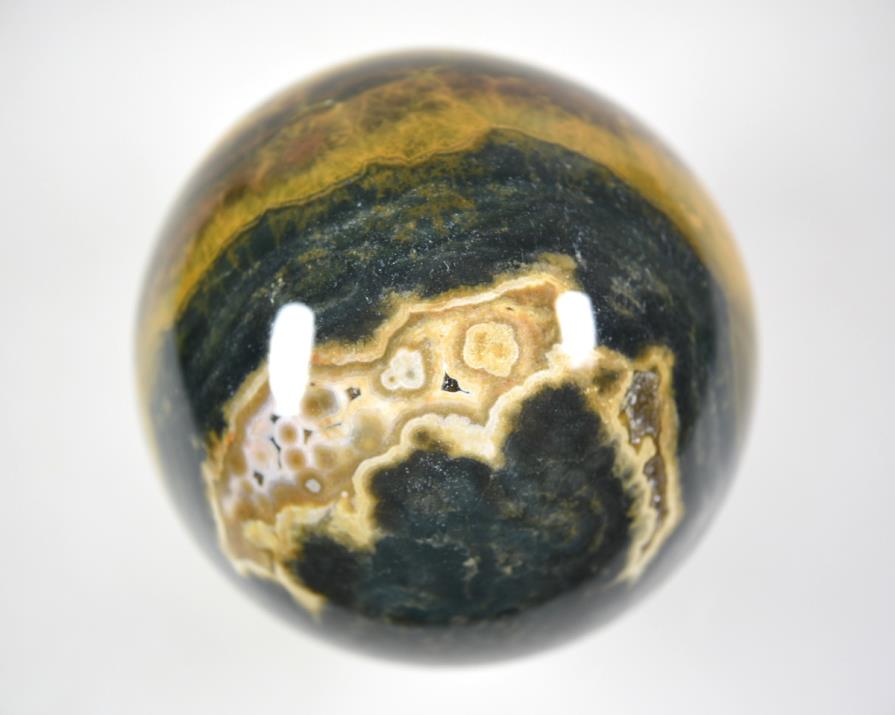 Orbicular Jasper Sphere 9.2cm | Image 1