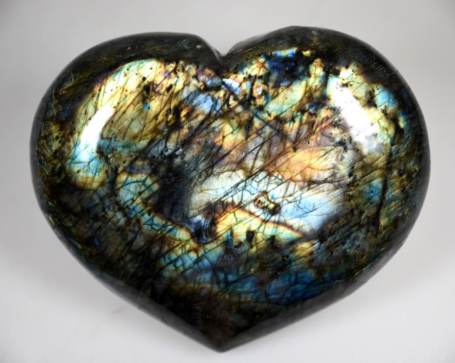 Labradorite Heart Large 13cm | Image 1