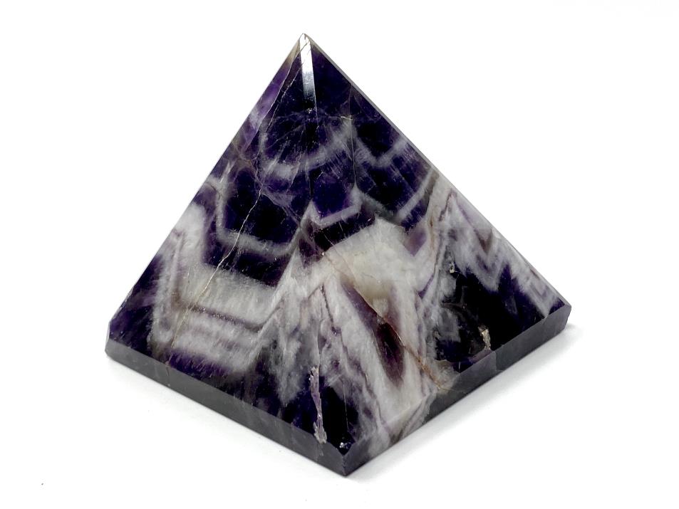 Chevron Amethyst Pyramid 6.1cm | Image 1