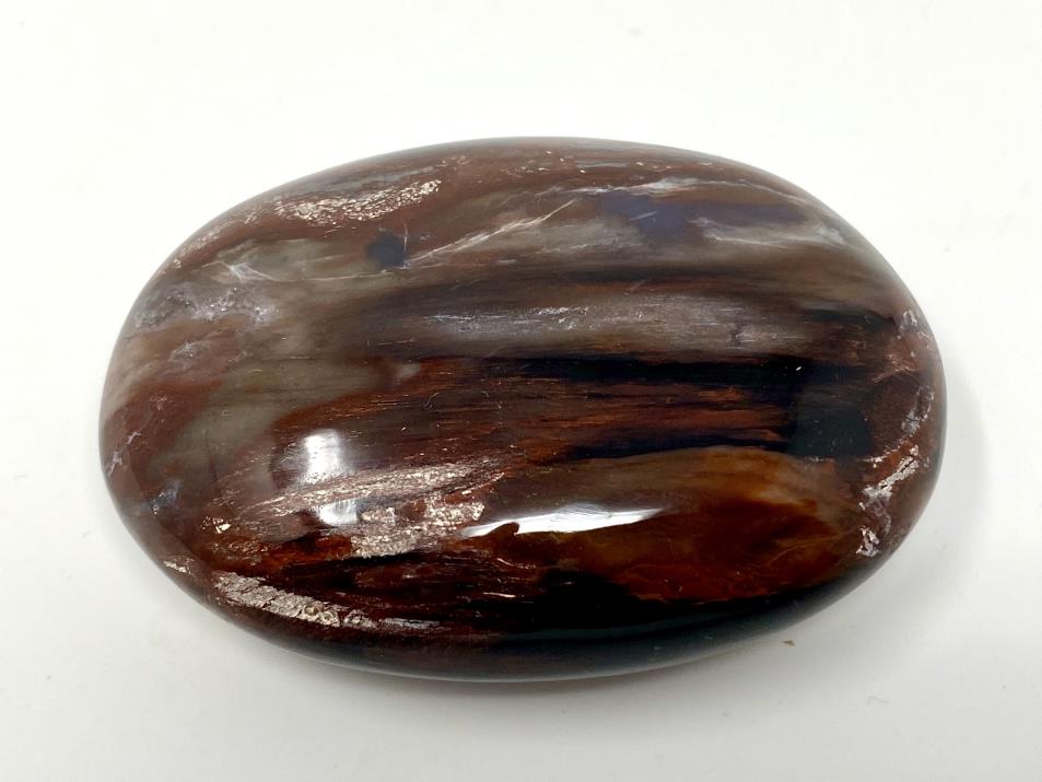 Fossil Wood Pebble 6.6cm | Image 1