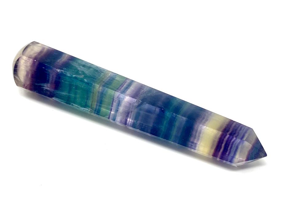 Rainbow Fluorite Wand 11.4cm | Image 1