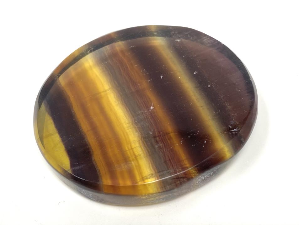 Yellow Fluorite Flat Pebble 5.5cm | Image 1
