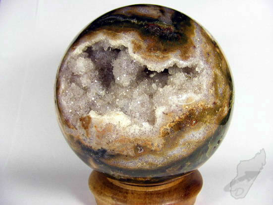 Druzy Orbicular Jasper Sphere 8cm | Image 1