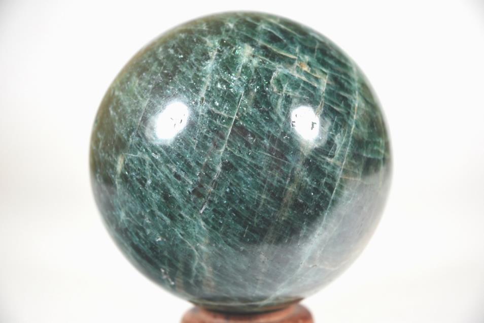 Green Apatite Sphere 7.85cm | Image 1